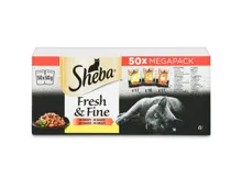Sheba Fresh + Fine Katzenfutter Geflügel 50x50g