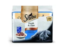 Sheba Katzenfutter in Sauce Fresh & Fine Fisch 15x50g