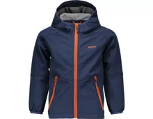 Sherpa Kinder-Softshelljacke Makalu blau