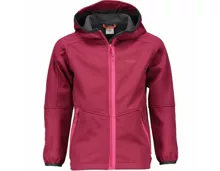 Sherpa Makalu Kinder Softshelljacke himbeer