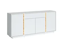Sideboard Eos Dekor Alpinweiss 192 x 87 x 42 cm inkl. LED-Beleuchtung mit Schalter