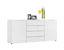 Sideboard Mailand Dekor weiss 180 x 79 x 40 cm