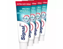 Signal Zahnpasta Micro Granuli 4 x 100 ml