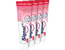 Signal Zahnpasta Sensitiv Extra 4 x 100 ml