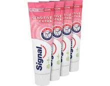 Signal Zahnpasta Sensitiv Extra 4 x 100 ml