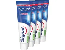 Signal Zahnpasta White System 4 x 100 ml
