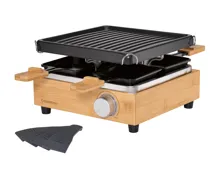 SilvcerCrest® Raclette-Grill Bambus