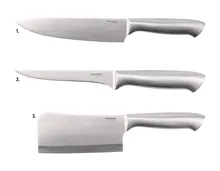 SilverCrest® Edelstahl-Messer