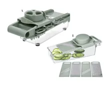 SilverCrest® Multifunktionsreibe, 8-tlg./Reiben-Set, 7-tlg.