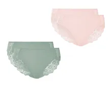 Slips mit Spitze, 2er
