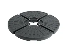 Sockelplatten Multi, schwarz, 4-teilig