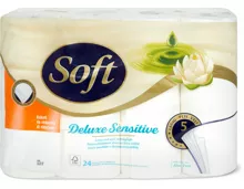 Soft-Toilettenpapier oder -Feuchttücher