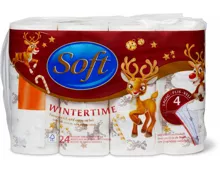 Soft Toilettenpapier Wintertime in Sonderpackung, FSC