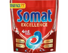 Somat Excellence 4 in 1 Geschirrspülcaps 77 Stück