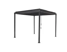 SORARA OUTDOOR LIVING Pergola mit Lamellendach, Mirador 80, 3 x 3 m