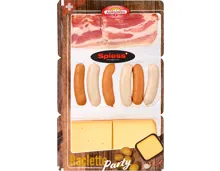 Spiess Mischplatte Raclette und Wurst
