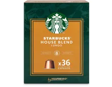Starbucks House Blend by Nespresso Medium Roast Kaffee, 36 Kapseln