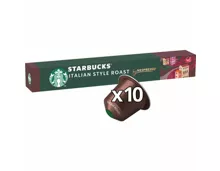 Starbucks Italian Style Roast by Nespresso Dark Roast, 10 Kapseln