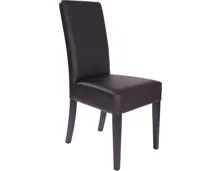 Stuhl Leox Kunstleder schwarz