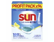 Sun All-in-1 Active Clean Geschirrspül-Tabs Lemon