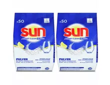 Sun Classic Geschirrspül-Pulver Active Clean Lemon 2x 950g