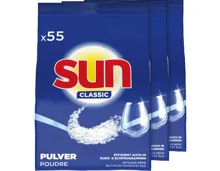 Sun Spülmaschinenpulver Classic 3 x 55 Spülgänge