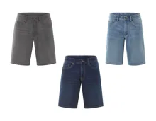 Sweat-Denim-Bermudas