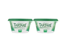 Tartare Frischkäse Kräuter & Knoblauch 2x 150g