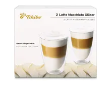 Tchibo Latte Macchiato doppelwandiges Gläser-Set, 0.39l