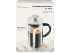 Tchibo Siebstempelkanne Edelstahl 300ml