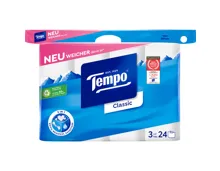 Tempo Classic Toilettenpapier 3-lagig 24 Rollen