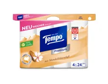 Tempo Premium Mandelblüte 4-lagig 24 Rollen