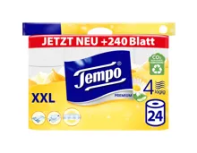 Tempo Premium Toilettenpapier Kamille und Aloe Vera 4-lagig 24 Rollen