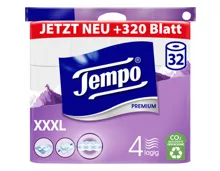 Tempo Toilettenpapier Premium, FSC® Mix, 4-lagig, 32 Rollen