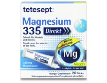 Tetesept Magnesium 335 Direktsticks 20 Stück