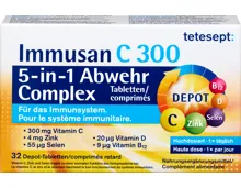 Tetesept Nahrungsergänzungsmittel Immusan C300