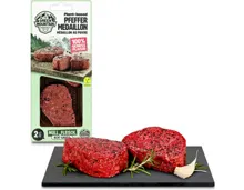 The Green Mountain plant-based vegane Alternative zu Pfeffer Medaillon