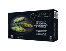 Tiefgekühlte Muscheln mit Kräuterbutter