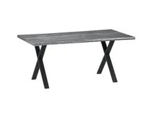 Tisch Colorado MDF Eiche grau 160 x 75 x 90 cm