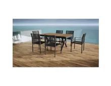Tisch Faro, anthrazit, 160/210 x 75 x 100 cm