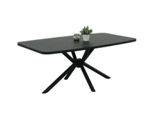 Tisch Jana Dekor schwarz 180 x 76 x 100 cm