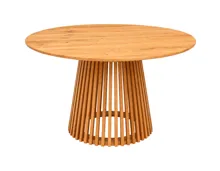 Tisch Rob Wildeiche massiv natur, Ø 120 x 75 cm