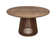Tisch Rob Wildeiche massiv smoke, Ø 120 x 75 cm
