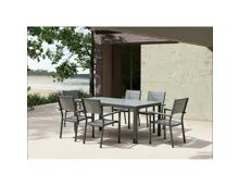 Tischgarnitur Lago, anthrazit