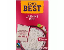 Tom's Best Jasmine Rice Kochbeutel 4x125g
