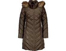 Tommy Hilfiger Damen-Parka mit Kapuze L, braun