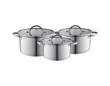 Topfset Oslo 6 teilig mit Glasdeckel