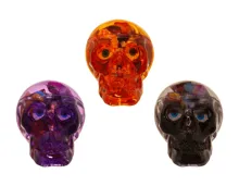 Totenkopf mit Süssigkeiten