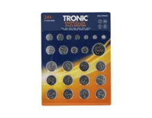 TRONIC Knopfzellen, 24er-Set