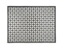 Türvorleger Lizzy 48x62 cm schwarz grau